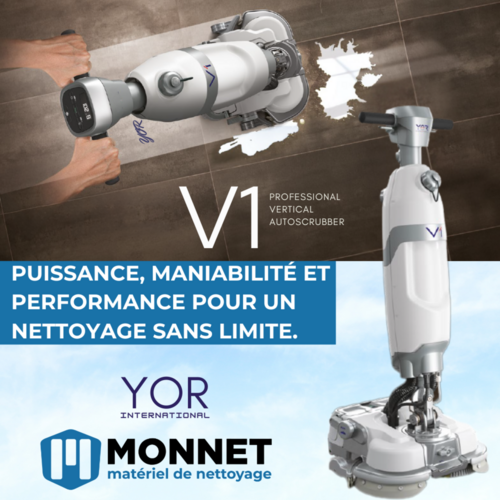 Autolaveuse verticale V1 en Is&egrave;re - La solution de nettoyage compacte et performante pour les professionnels