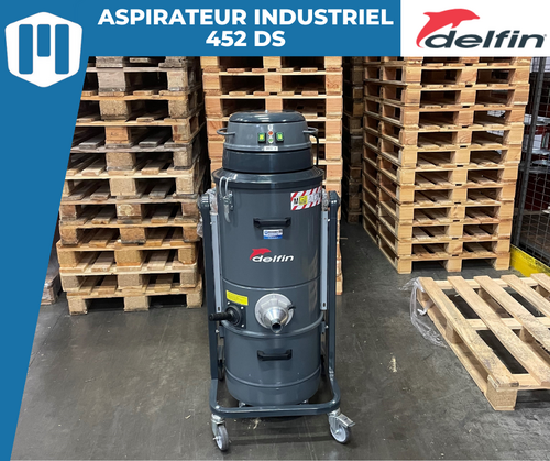 Delphin 452 DS - Aspirateur industriel avec filtre HEPA