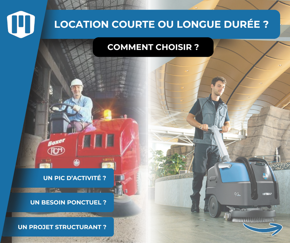 Location de mat&eacute;riel de nettoyage en Is&egrave;re et en Rh&ocirc;ne-Alpes : courte ou longue dur&eacute;e ?